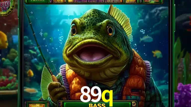 Personagem de peixe pescador do popular jogo de slot com tema de pescaria, uma das emocionantes opções de caça-níqueis para jogar e ganhar no cassino 89q.