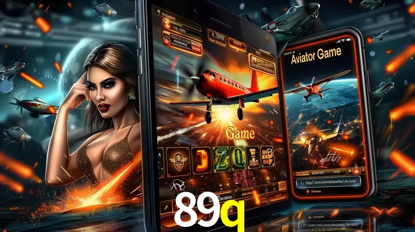 Mulher estilosa cercada por telas que exibem a jogabilidade do Aviator, capturando a intensidade e a estratégia deste popular crash game oferecido pelo 89q.